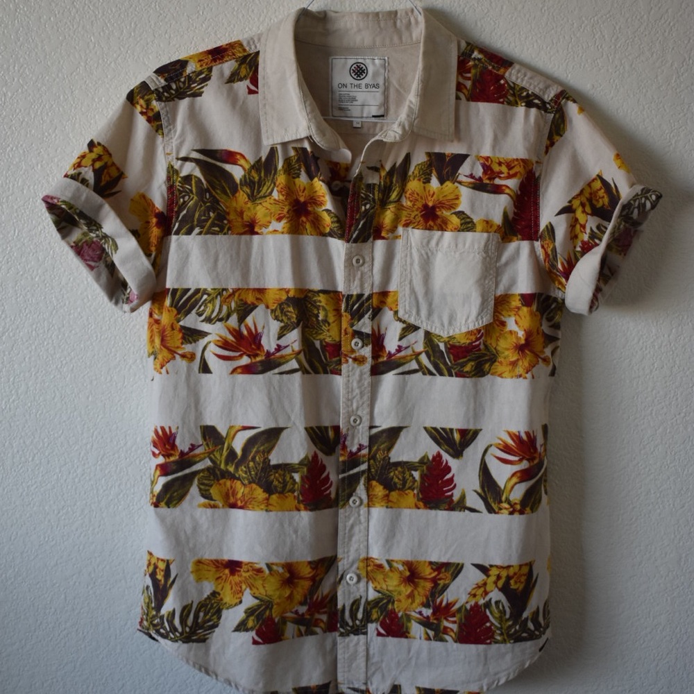 On The Byas floral short sleeve
